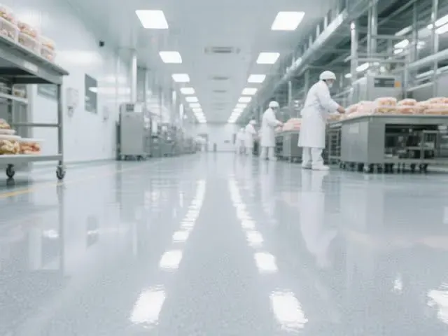 Bakery floor built for constant foot traffic
