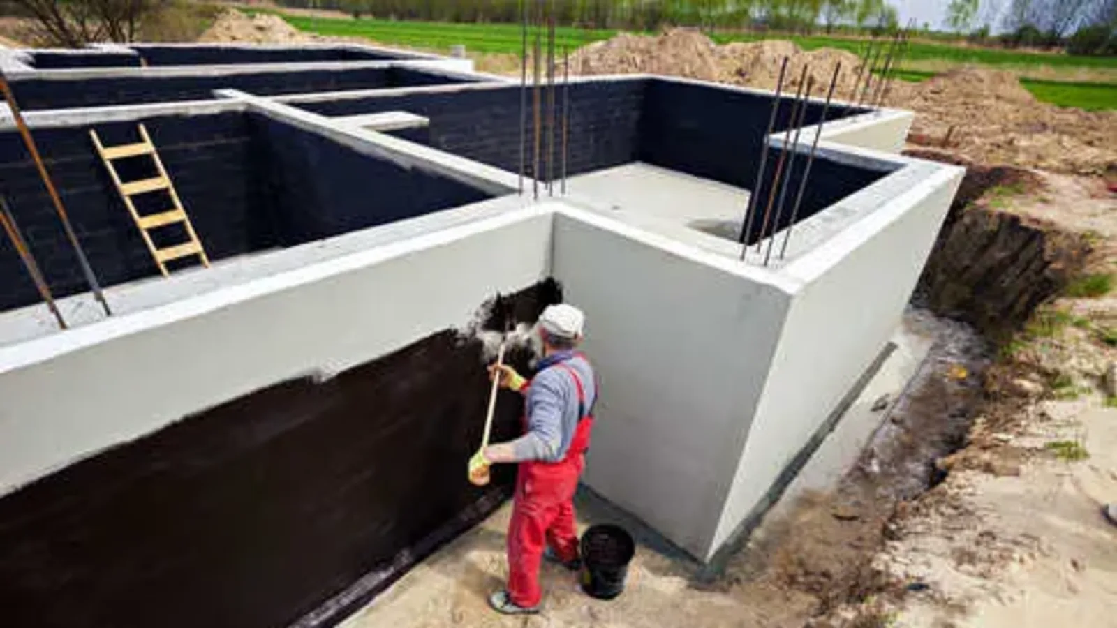 Basement waterproofing project completed by ProKote